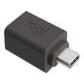 Logitech USB-C -Sovitin - Musta