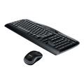 Logitech Wireless Desktop MK330 Näppäimistö- ja Hiirisarja - Musta