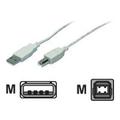 M-CAB USB 2.0 / USB-kaapeli - 5m - Harmaa