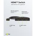 Goobay HDMI 1.4-kytkin Switch 3 - 1 - Musta 