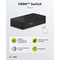 Goobay HDMI 2.0 Kytkin 4 - 1- Musta