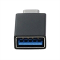 OTB USB-C / USB-A 3.0 OTG Sovitin - Musta