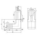 Goobay RJ45 90 Asteen Kulma Verkkokaapeli U/UTP CAT 5e - 3m - Valkoinen