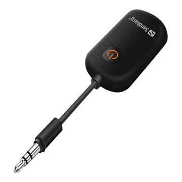 Sandberg Audio Link 2in1 TxRx Bluetooth Langaton Audiovastaanotin/lähetin - Musta