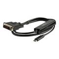 StarTech.com 3.3 jalkaa USB-C-DVI-kaapeli - 1920 x 1200 - 1m - Musta
