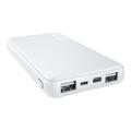 Trust Primo Ultra-ohut Virtapankki 10000mAh - Valkoinen