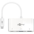 Goobay USB-C - VGA / USB 3.0 & USB-C PD - Valkoinen