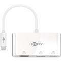 Goobay USB-C - VGA / USB-C PD & HDMI - Valkoinen