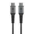 Goobay USB-C / USB-C Kaapeli - 0.5m - Tähtiharmaa / Hopea