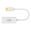 Vision SuperSpeed USB 3.0 / Ethernet-sovitin - Valkoinen