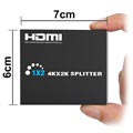 HDMI Jakaja 1 x 2 - 3D, 4K Ultra HD - Musta