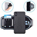 2-in-1 Detachable iPhone XS Max Sports Armband - Black