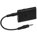 2-in-1 TX/RX Bluetooth-lähetin & Vastaanotin - Musta