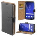 4smarts Urban Premium Samsung Galaxy S9+ Lompakkokotelo - Musta