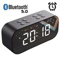 AEC BT501 Bluetooth-Kaiutin, jossa LED Herätyskello - Musta