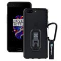 OnePlus 5 Armor-X BX3-PL5-BK Rugged X-Mount Suojakuori - Läpinäkyvä / Musta