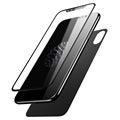 iPhone X / iPhone XS Baseus Tempered Glass Protection Set - Black
