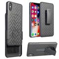 iPhone XS Max Hybridikotelo Vyöklipsillä - Musta