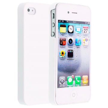 iPhone 4 / 4S Code Pinnoitettu Suojakuori - Valkoinen