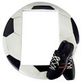 Effect Fun Football 8.5x13 Photo Frame - Black / White