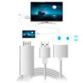 Full HD Peilausjohto - Lightning, microUSB, USB-C/HDMI Adapteri
