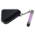 Glitter Mini Kapasitiivinen Stylus-kynä 3.5mm Plugilla - 9 Kpl