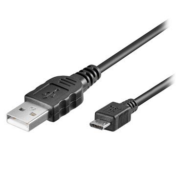 Goobay USB 2.0 / MicroUSB Kaapeli - Musta