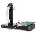 Griffin WatchStand Latausasema - Apple Watch, iPhone, iPad - Musta