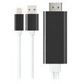 Lightning-HDMI- sovitinjohto - Musta