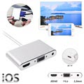 Lightning / HDMI, VGA, Audio, MicroUSB Adapteri - iPhone, iPad