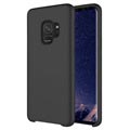 Samsung Galaxy S9 Nestemäinen Silikoni Suojakuori - Musta