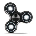 Metal Hand Fidget Spinner - Black