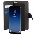 Samsung Galaxy S9+ Puro 2-in-1 Magnetic Lompakkokotelo - Musta