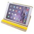 iPad Air 2 Pyörivä Kotelo - Krokotiili - Kultainen