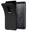 Samsung Galaxy S9+ Spigen Liquid Air Suojakuori - Matta Musta
