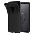 Spigen Liquid Crystal Samsung Galaxy S9+ Suojakuori - Mattamusta