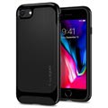 iPhone 7/8/SE (2020) Spigen Neo Hybrid Herringbone Suojakotelo - Musta