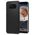 Spigen Thin Fit Samsung Galaxy S8 Suojakuori - Musta