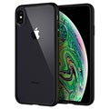 Spigen Ultra Hybrid iPhone XS Max Suojakuori - Musta / Läpinäkyvä
