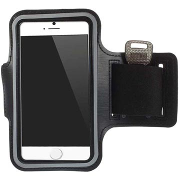 iPhone 6/6S Sport Gym Käsivarsikotelo - Musta