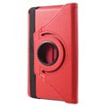 Huawei MediaPad T3 7.0 Pyörivä Kotelo - Punainen