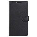 OnePlus 3/3T Kuvioitu Lompakkokotelo - Musta