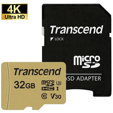 Transcend 500S MicroSDHC Muistikortti TS32GUSD500S - 32GB