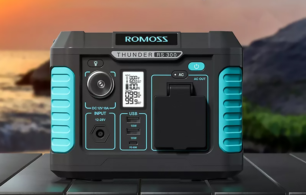 Kannettava sähköasema Romoss RS300 Thunder Series 300W, 231Wh