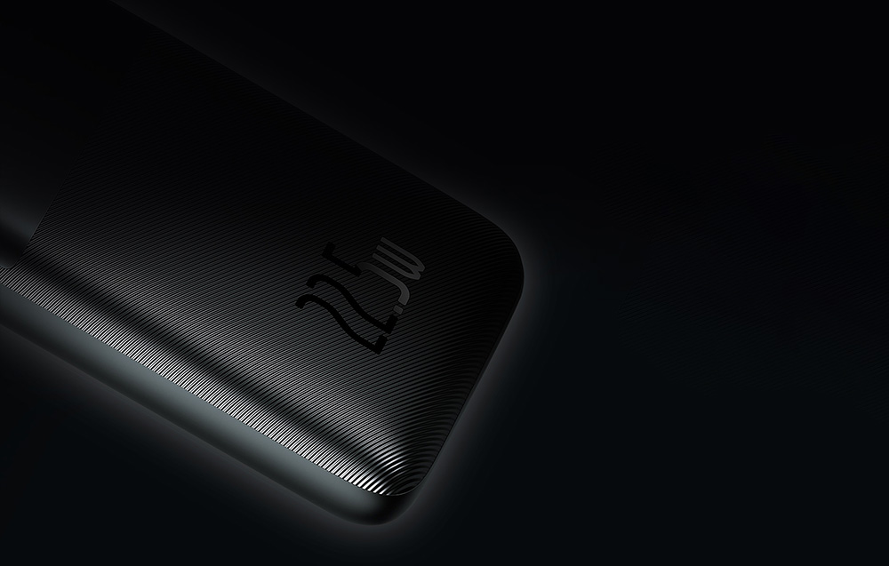 Baseus Bipow Pro Digital Display Fast Charge Power Bank 10000mAh/22.5W - 2xUSB, USB-C - musta