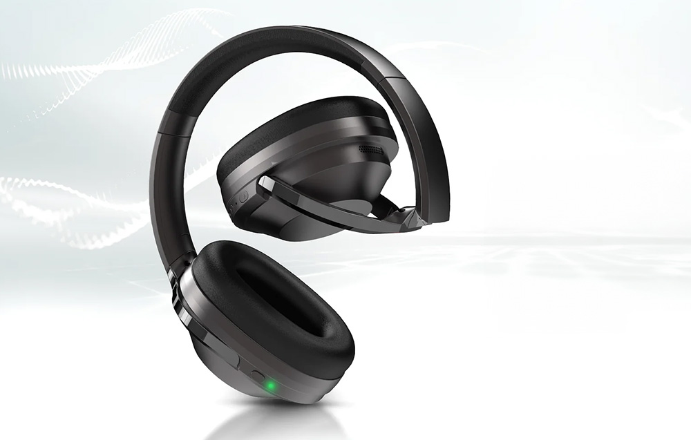 HiFuture FutureTour Pro langattomat kuulokkeet - ANC, Bluetooth 5.2 - musta
