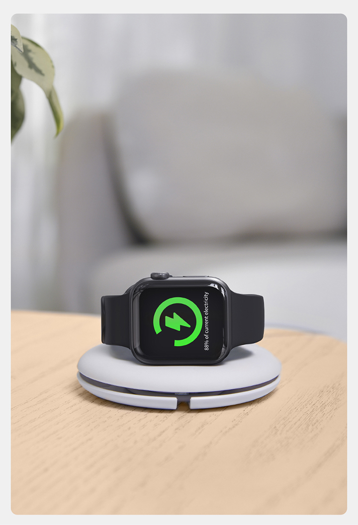 Baseus Planet - Apple Watch -latauslaite - Valkoinen