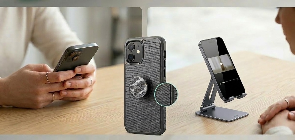 turvalliset &auml;lypuhelintavat, jotka v&auml;hent&auml;v&auml;t puhelimen pudottamisen riski&auml;